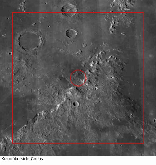 Krater Carlos im Gesamtüberblick