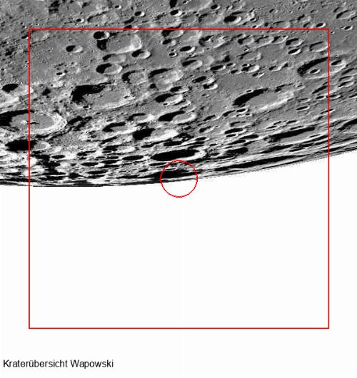 Krater Wapowski im Gesamtüberblick