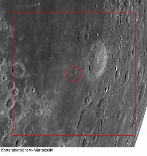 Krater Al-Marrakushi im Gesamtüberblick