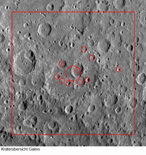 Krater Galois A im Gesamtüberblick