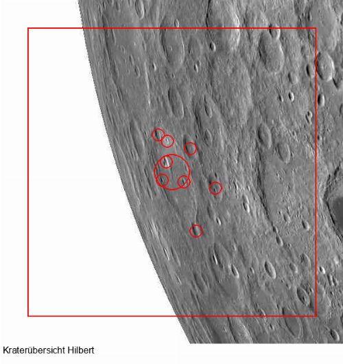 Krater Hilbert im Gesamtüberblick