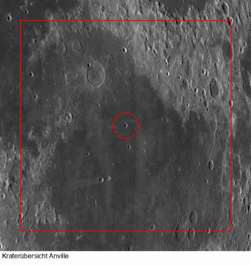 Krater Anville im Gesamtüberblick
