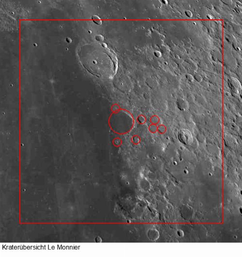 Krater Le Monnier im Gesamtüberblick