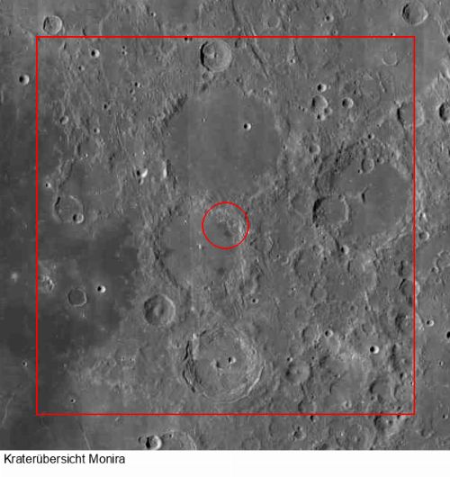 Krater Monira im Gesamtüberblick