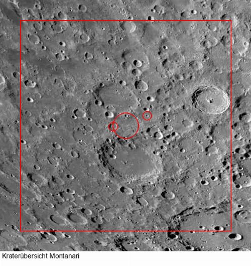 Krater Montanari W im Gesamtüberblick