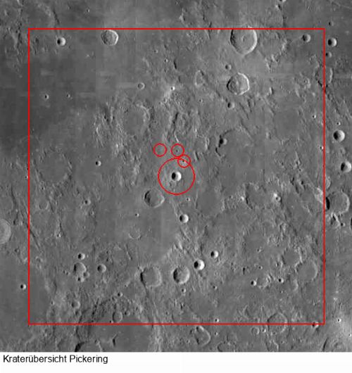 Krater Pickering C im Gesamtüberblick