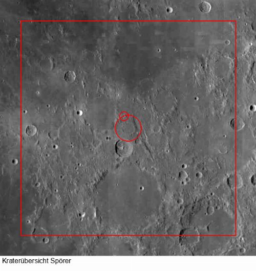 Krater Spörer im Gesamtüberblick