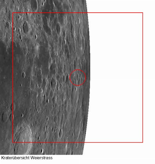 Krater Weierstrass im Gesamtüberblick