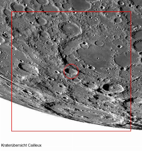 Krater Cailleux im Gesamtüberblick