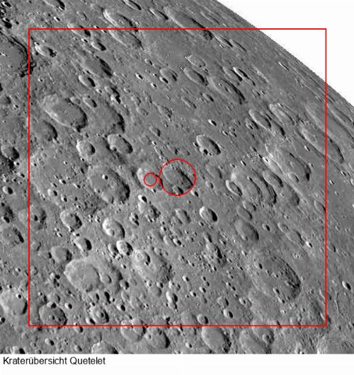 Krater Quetelet T im Gesamtüberblick