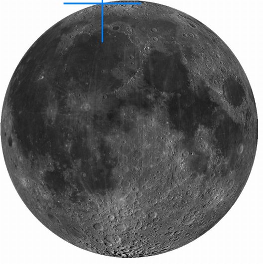 Lage der Mondformation
