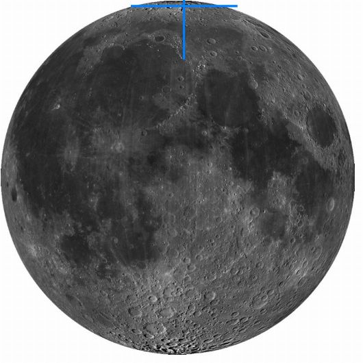 Lage der Mondformation
