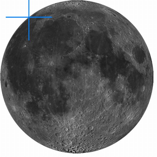 Lage der Mondformation