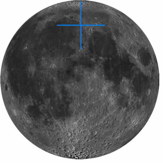 Lage der Mondformation