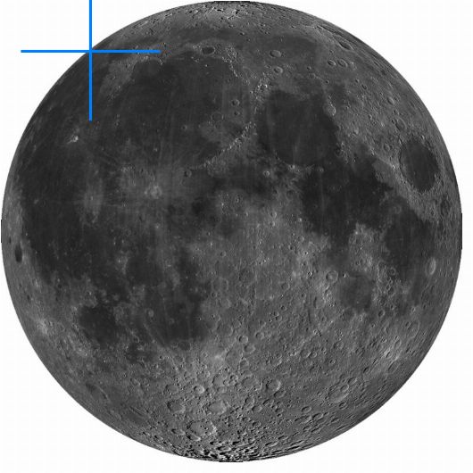 Lage der Mondformation
