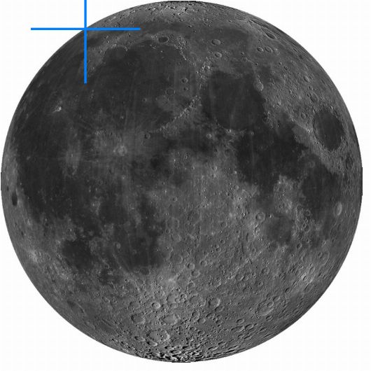 Lage der Mondformation