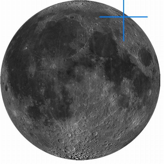 Lage der Mondformation