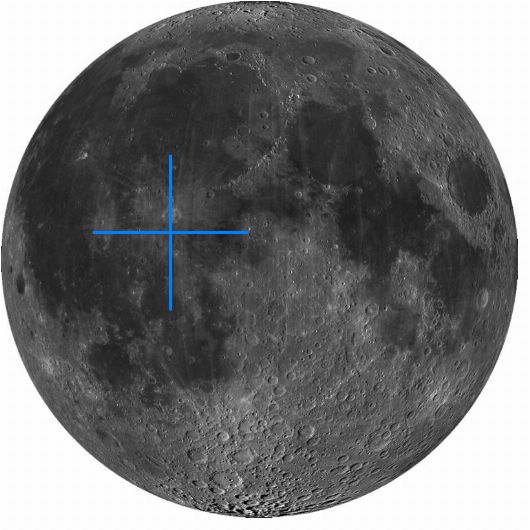 Lage der Mondformation