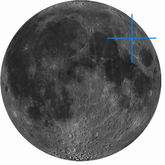 Lage der Mondformation