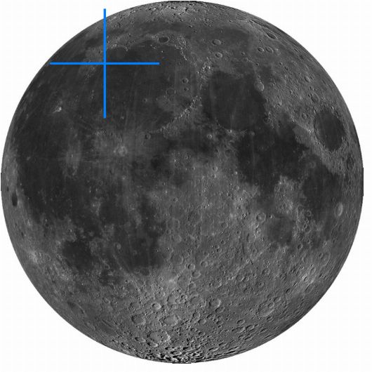 Lage der Mondformation