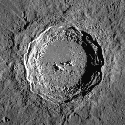 Nahaufnahme des Krater Kopernikus